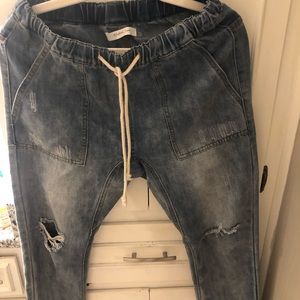 Mustard Seed Jean Joggers